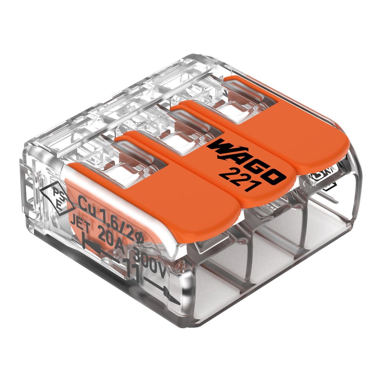 WAGO 221-413 Compact Splicing Connector