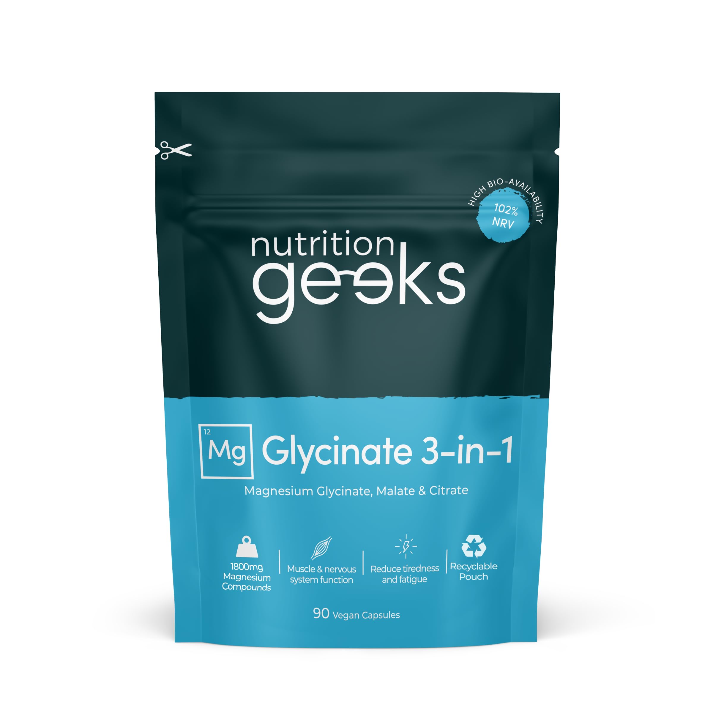 Magnesium Glycinate 3-in-1 Complex - 1800mg - £8.99- £7.19 max S&S sold by Unicorn Brands FBA
