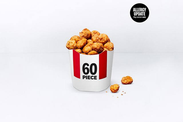 KFC - 60 Pieces Popcorn Bucket (Collection Offer Via App)