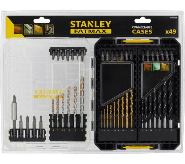 STANLEY Fatmax Drill & Screwdriver Bit Set - 49 Piece (Free C&C)