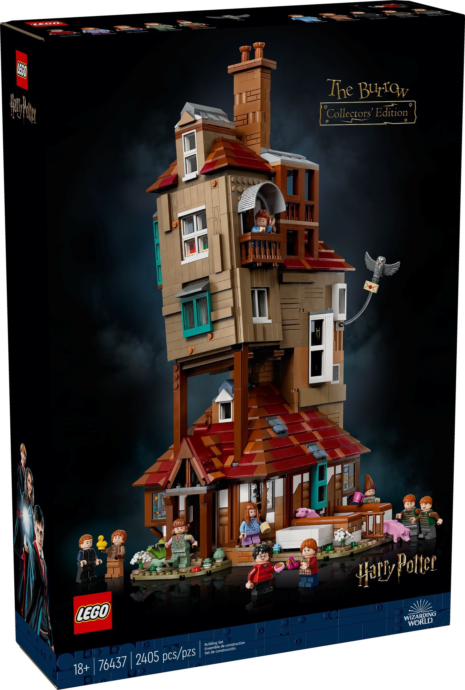 LEGO Harry Potter 76437 The Burrow - Collectors' Edition (Insiders Price) + Free 40901 Ministry Munchies & The Daily Prophet Stands