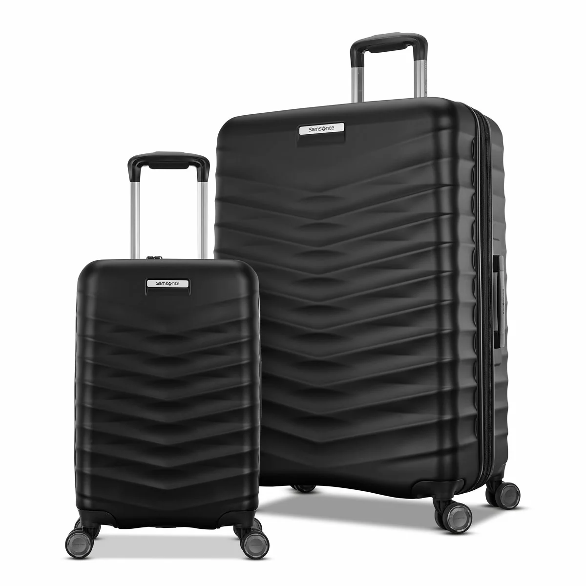 Samsonite Precision DLX 2 Piece Hardside Expandable Spinner Luggage Set in 2 Colours