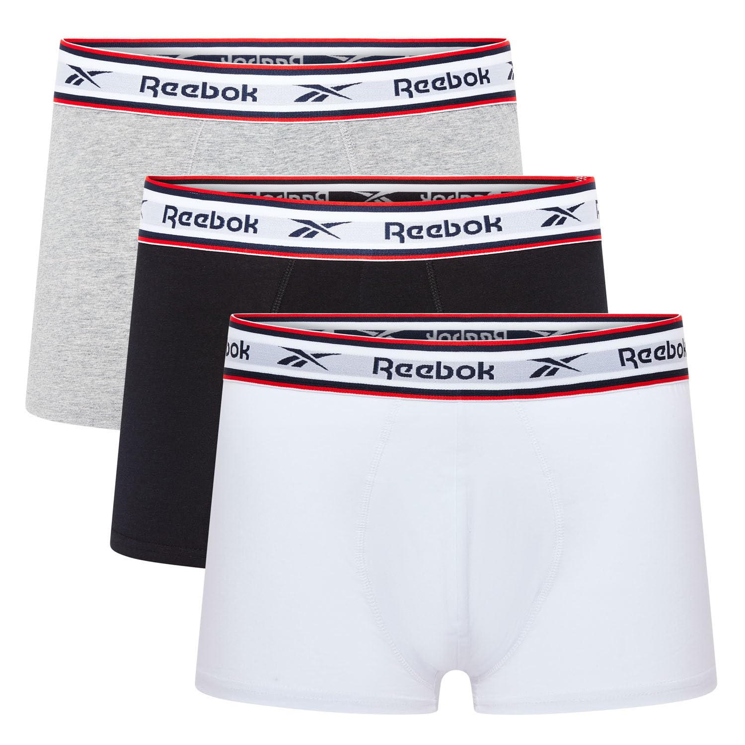 Reebok Men's 3 Pack Trunks (S / M / L / XL)