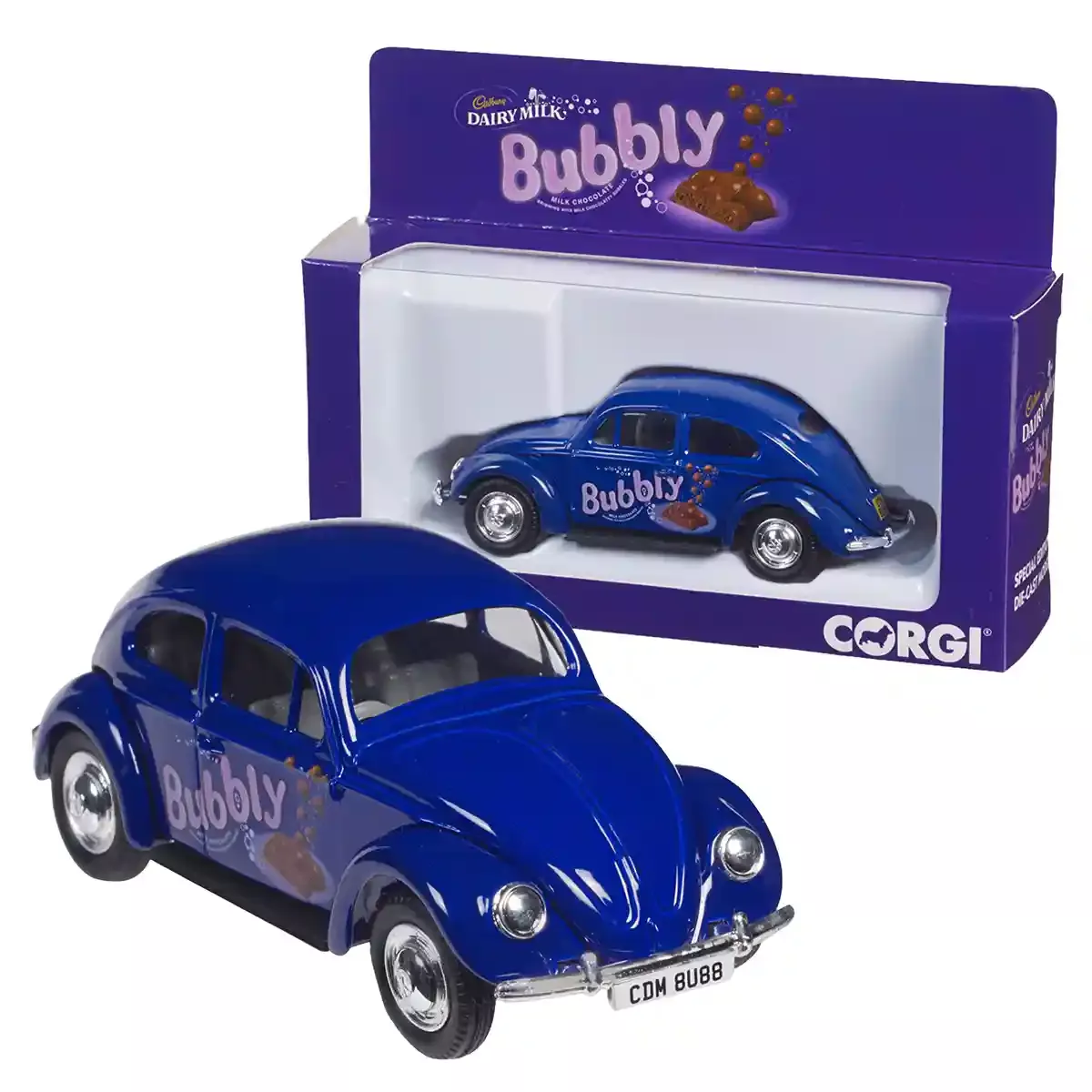 Sale e.g. Cadbury Dairy Milk Bubbly VW Beetle Corgi Car