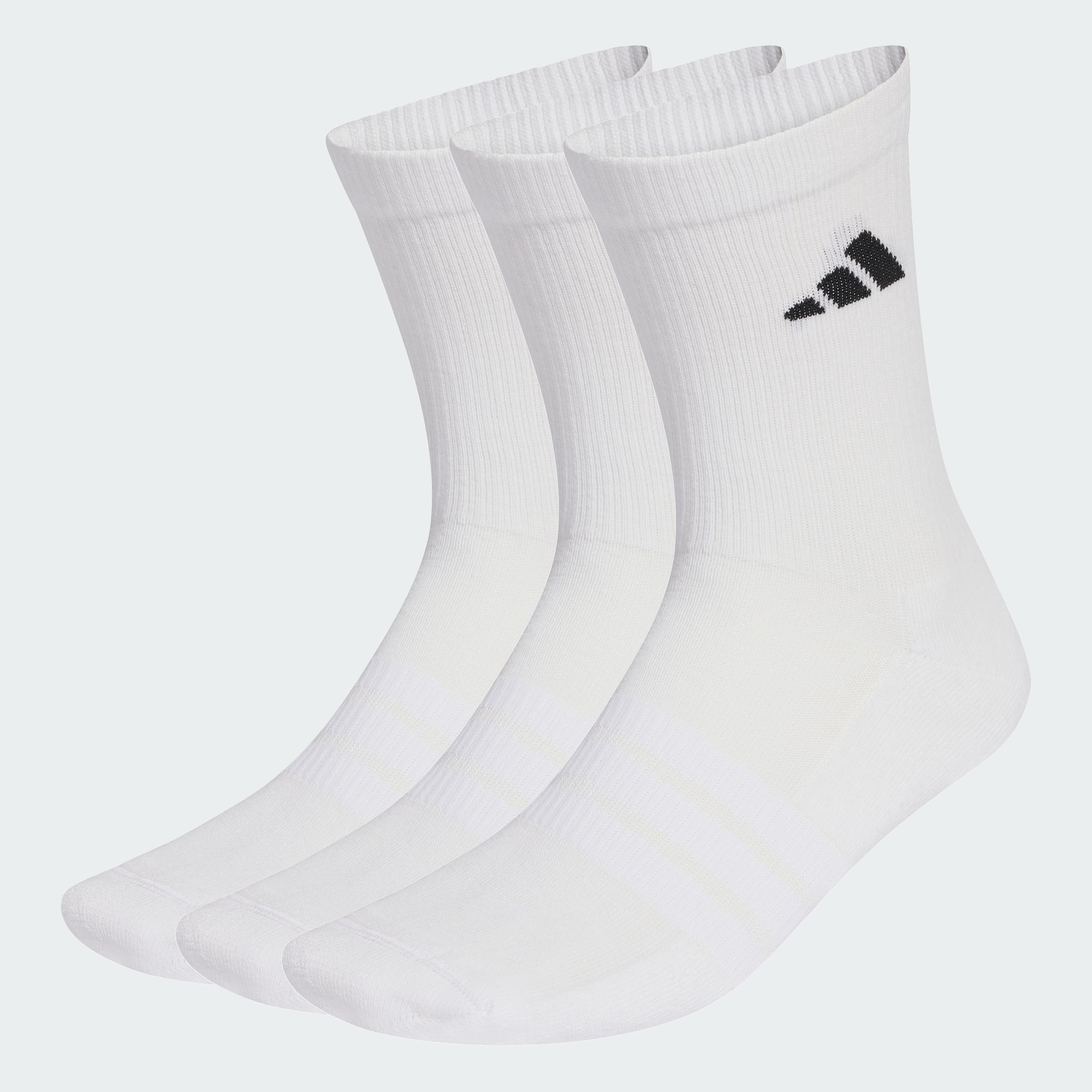 adidas Unisex Cushioned Sportswear Crew Socks 3 Pair Pack Socks At Checkout (All Sizes Available)+ Free Delivery Over £15 SoldBy Amazon Haul
