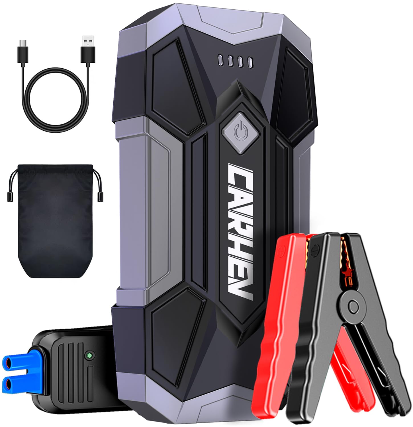 4500A Jump Starter Power Pack, Car Battery Booster (up to 8.0L Gas or Diesel Engine) @ CARHEV UK / FBA