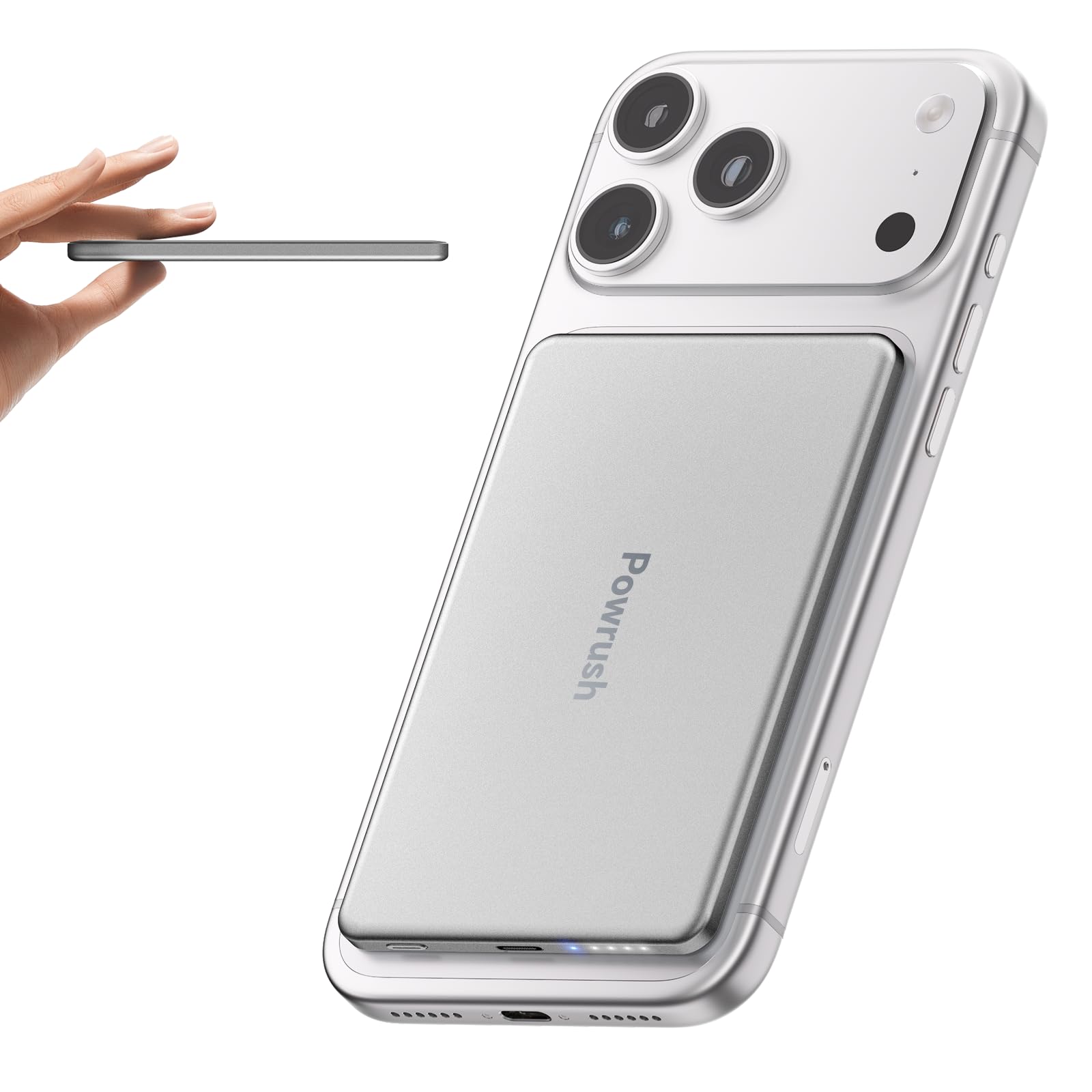 Powrush Ultra Slim Power Bank for Magsafe, 20W Fast Charging sold by Powrushamz / FBA