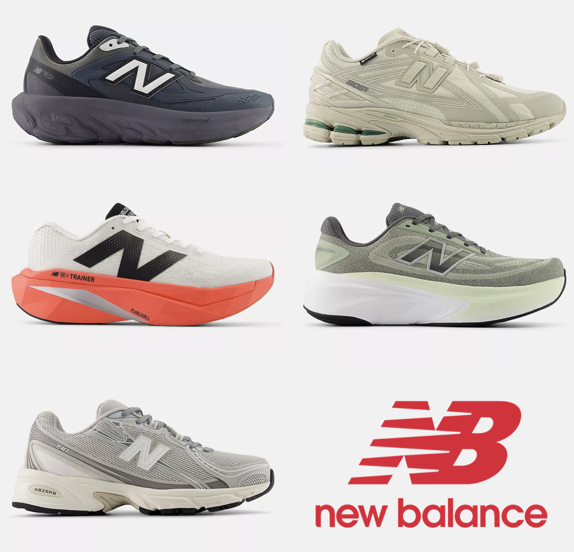 New Balance Sale Double Code Stack - Up to 50% Off + 15% Off New Members + 10% Discount for Carers - e.g 740 Trainers
