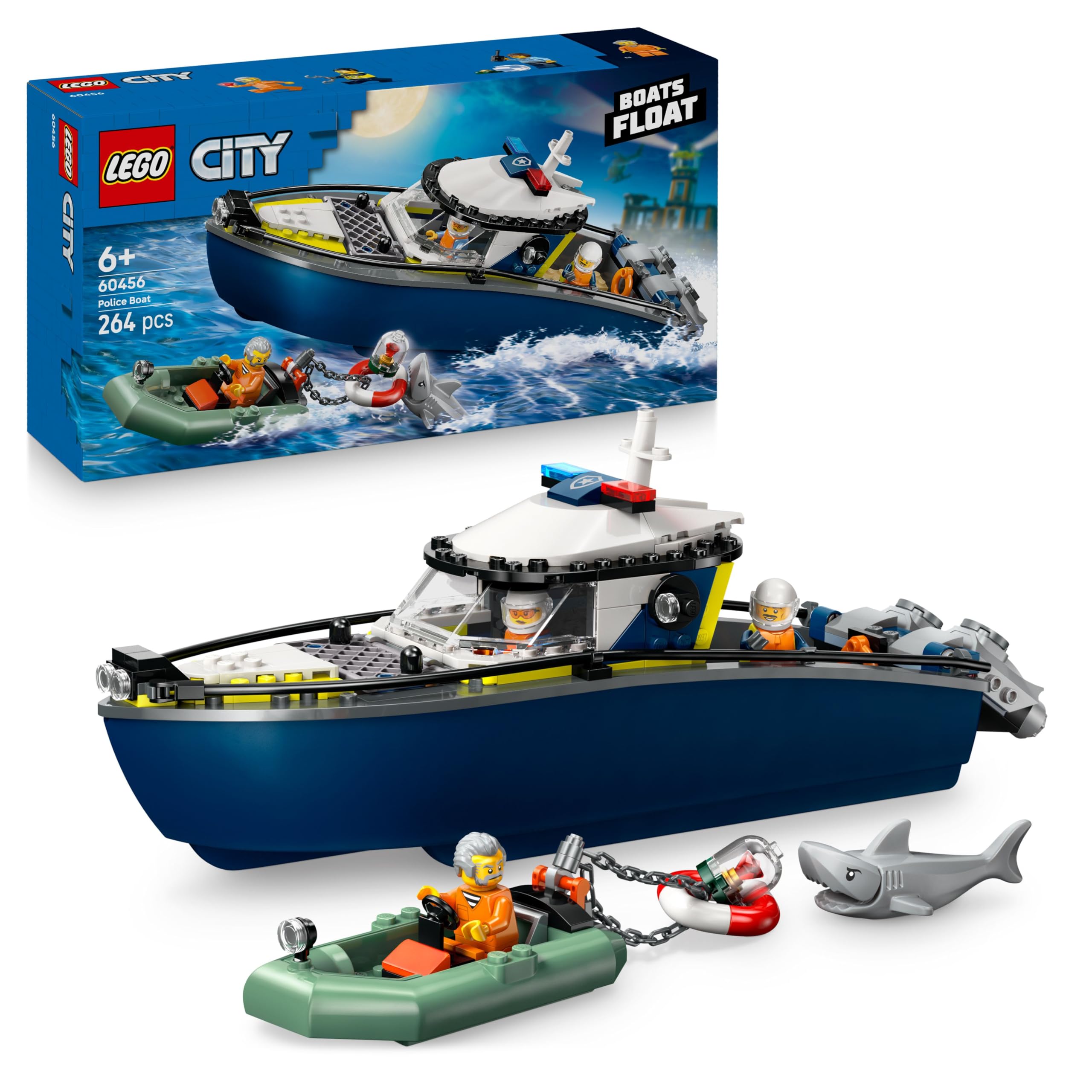 LEGO City Police Boat Chase 60456