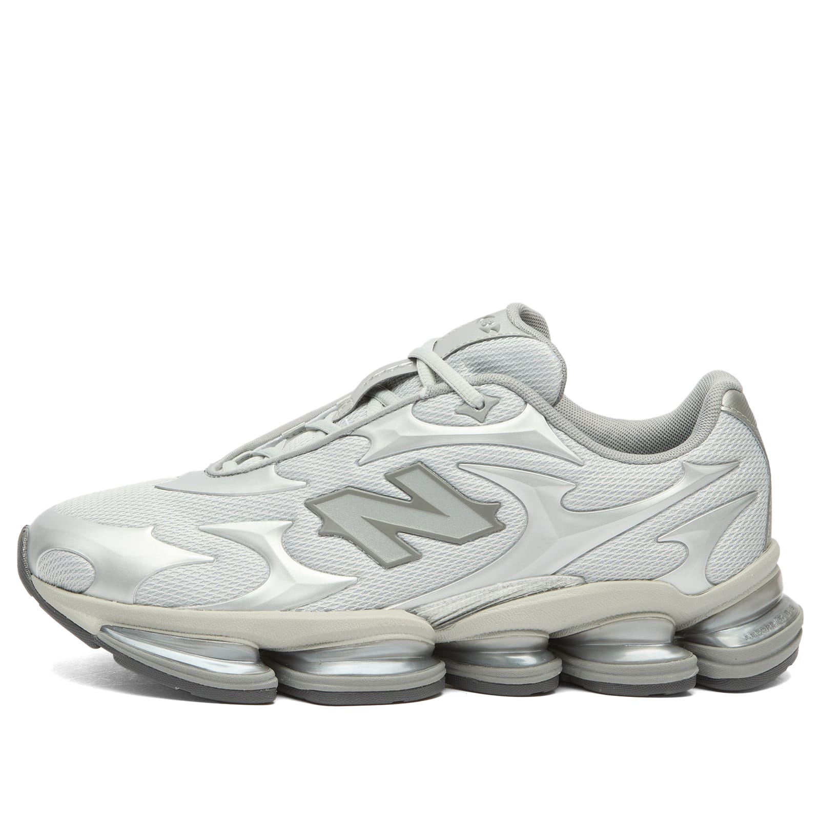 New Balance Men's Abzorb 2000 Sneaker Silver Metallic, Size 6-11 (Discount at Checkout)
