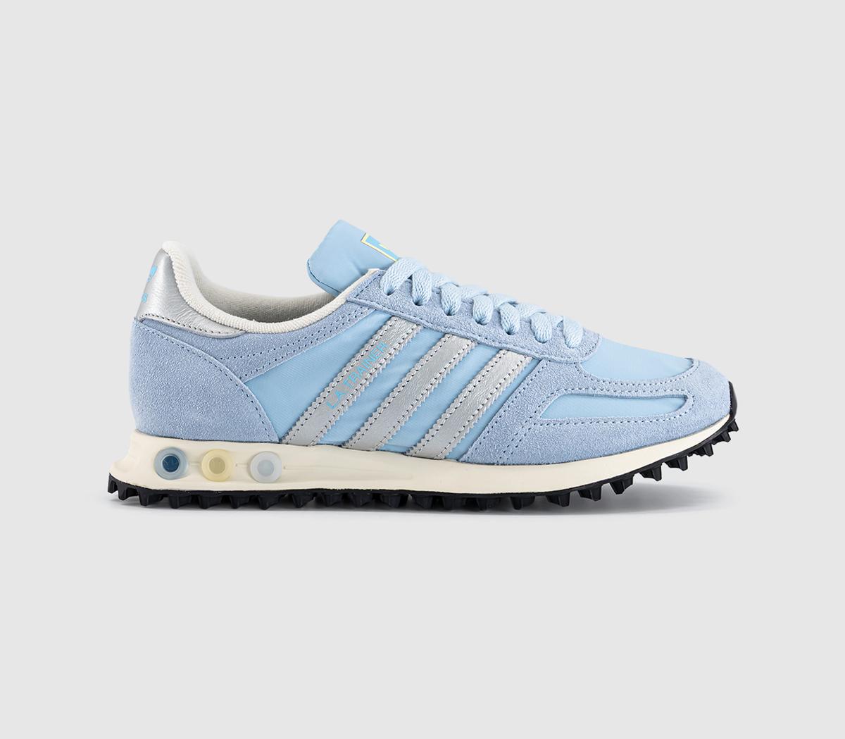adidas LA Trainers - OG Clear Sky Silver Metallic Cream White