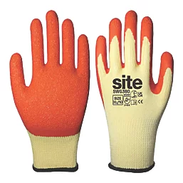 10 Pack (10 pairs) - Site Builder Gloves Large - SWG380 (free c+c)