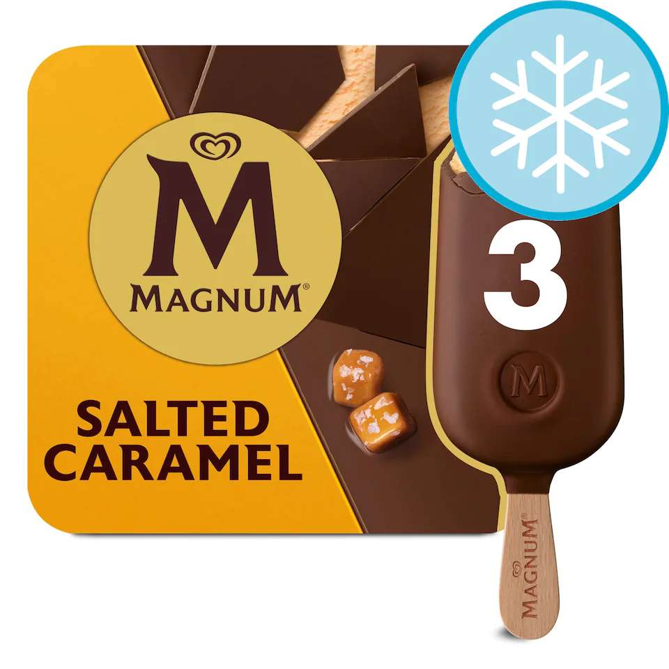 Magnum Ice Cream Sticks 3x100ml (Classic / Almond / Salted Caramel / Mint / White Chocolate) - Clubcard Price