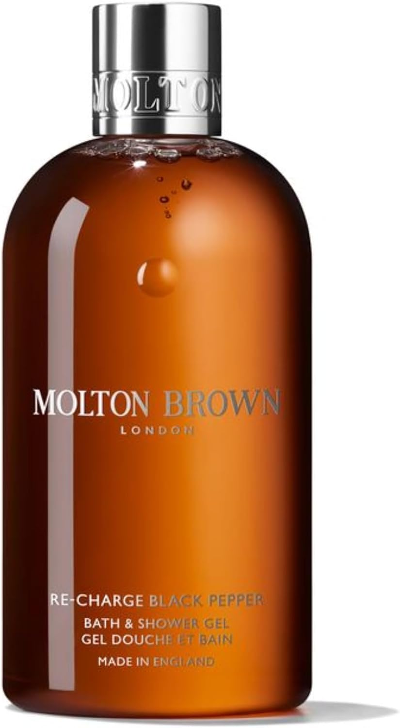 Molton Brown Re-Charge Black Pepper Bath & Shower Gel 300ml - Sold by AYVT Store FBA