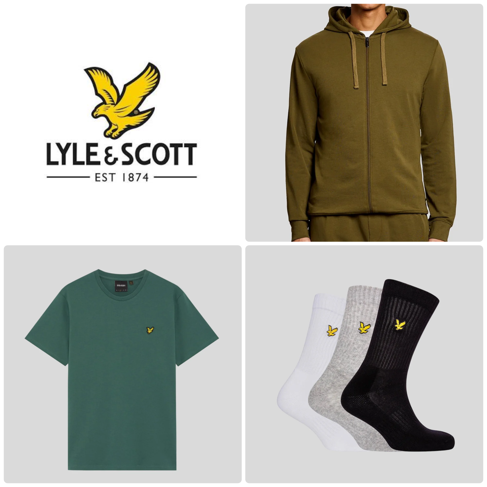 All Sale Now 50% Off + Extra 15% At Checkout - 3 Pack Socks £5.95 / Cap £9.35 / Tee £12.75 / Hoodie £17 & More