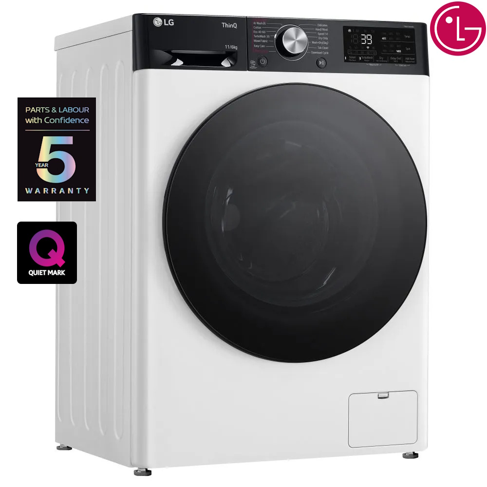 LG Series 7 AI DD 11Kg / 6Kg DUAL Dry Steam Washer Dryer + 5 Year Warranty - W/Code via HealthServiceDiscounts + Free Delivery (Members)
