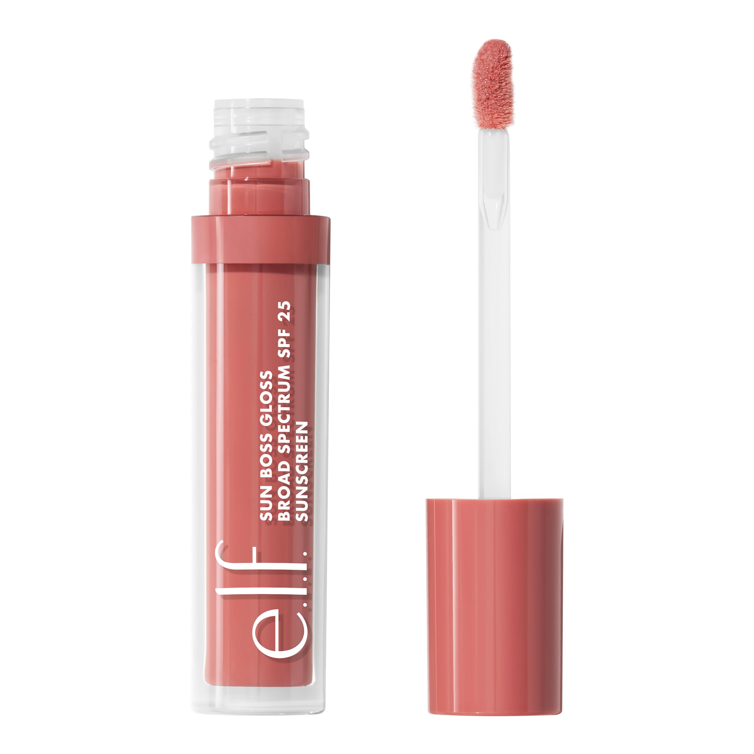 e.l.f. Sun Boss Gloss SPF 25, Pigmented Lip Gloss For A High-Shine Finish, Moisturising and Conditioning Formula - voucher price