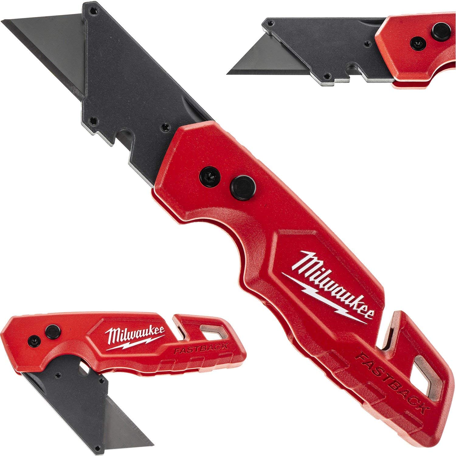 Milwaukee Foldable Pocket Knife Fastback - Sold by Blasketts Ltd (FBA)