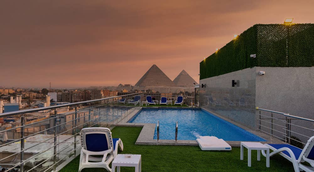 5 Nights Pyramids Yard Hotel Giza, Nile, Egypt for 2 Adults from Luton 4th Nov (Flight and Hotel)