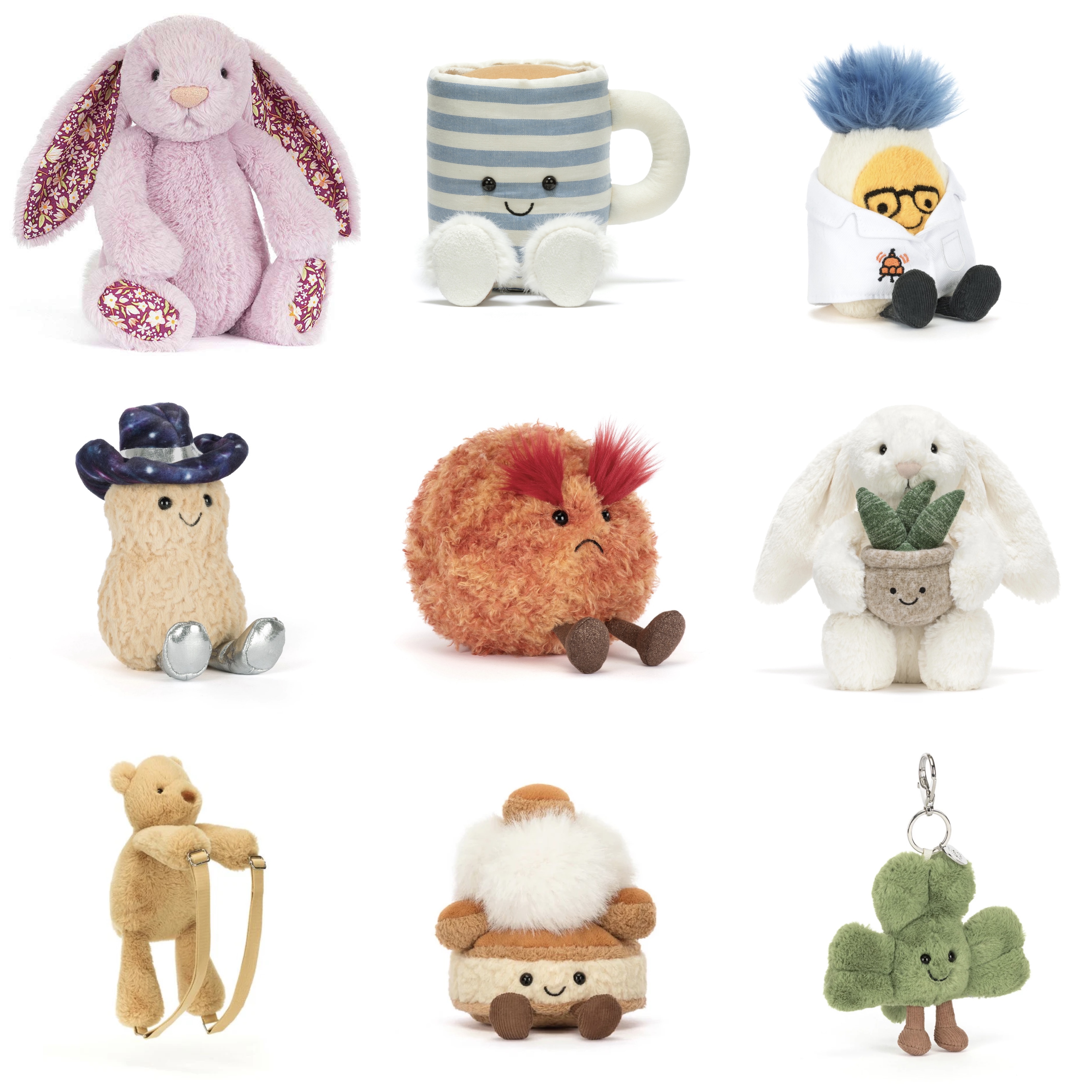 Jellycat Sale (New Lines Added, Bunnies, Bag Charms, Backpacks & New Season) + Free C&C Available + Free Delivery Over £50