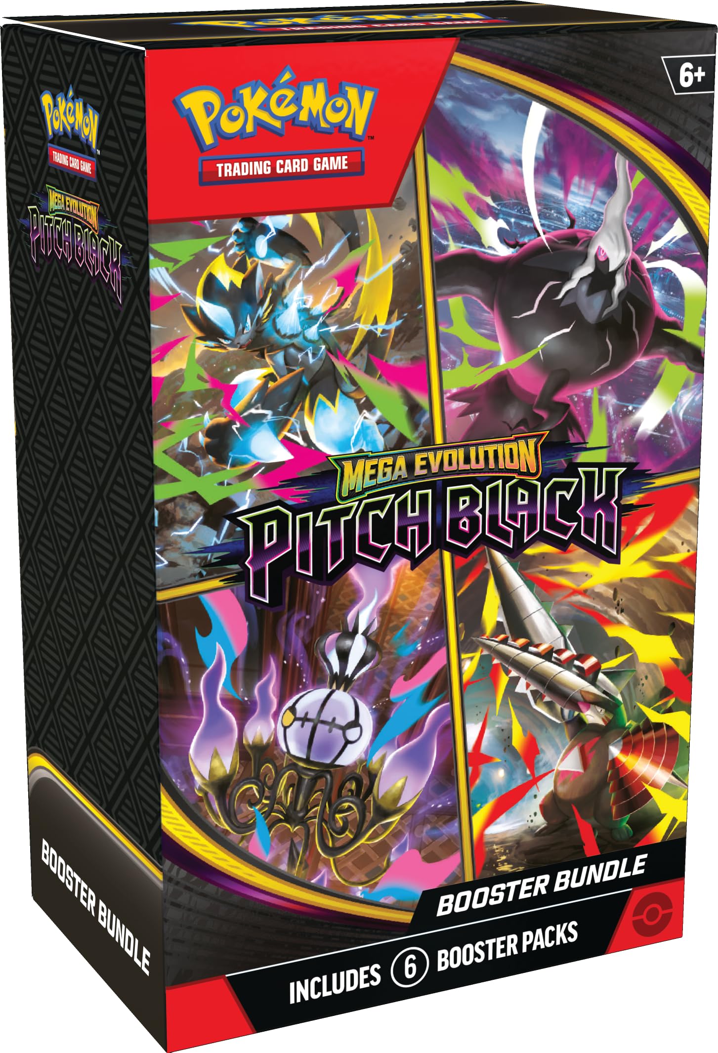 Pokémon TCG: Mega Evolution—Pitch Black Booster Bundle (6 Booster Packs) - Invite Only