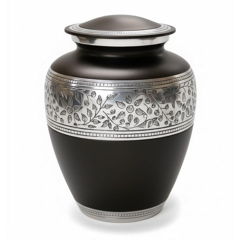Aluminum Speckled Cremation Urn