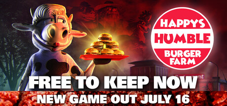 Happy's Humble Burger Farm free for PC (Digital - Steam)