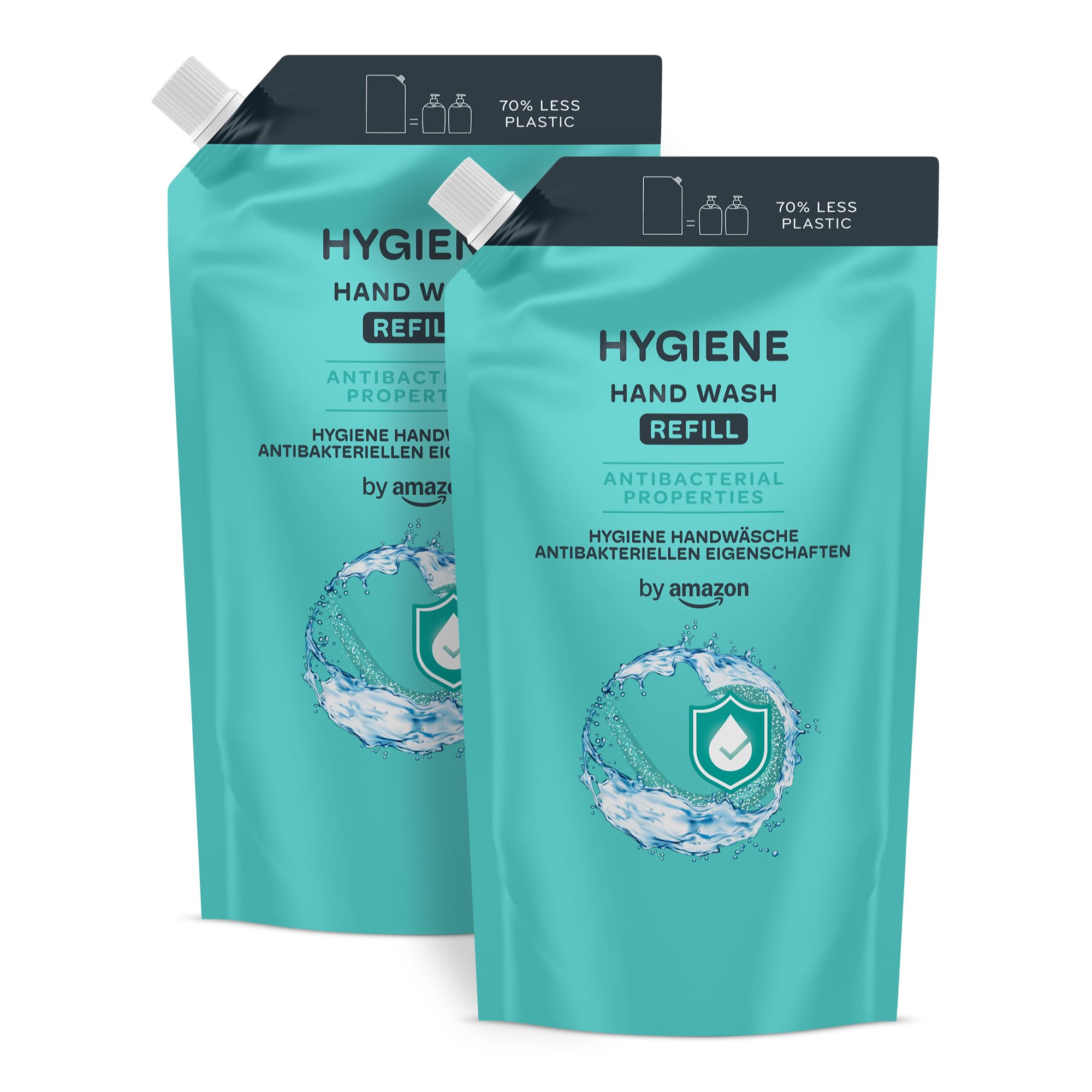 by Amazon Hygiene Hand Wash Refill, 2 x 1000ml