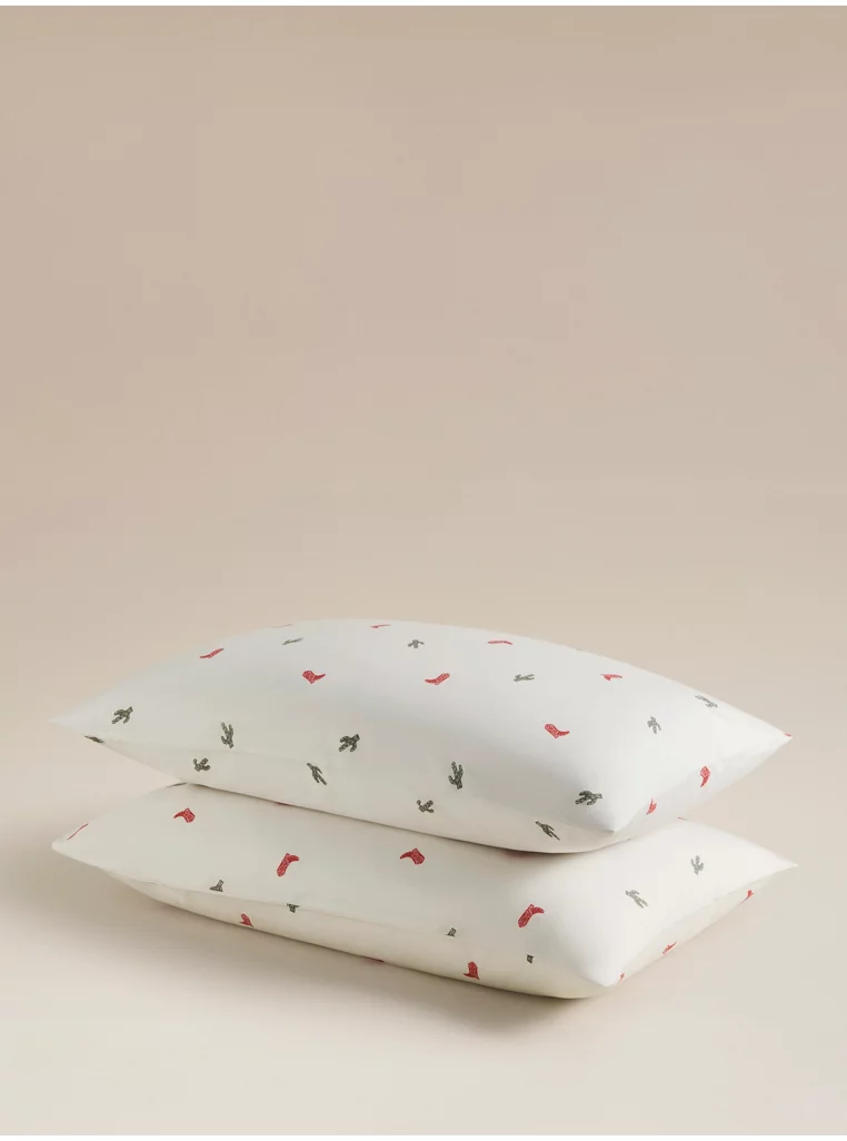 George Home Pillow Cases Western Icons 2 Pack - In Store Basingstoke