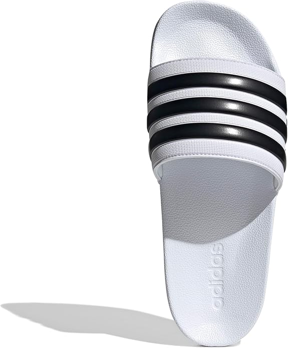 adidas Unisex Adilette Noshower Slides, Cloud White
