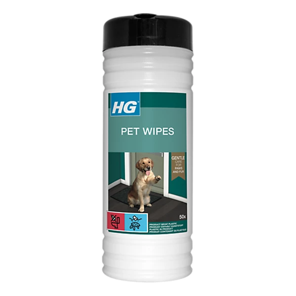 HG Unscented Pet Wipes, Pack of 50 - Free C&C Only