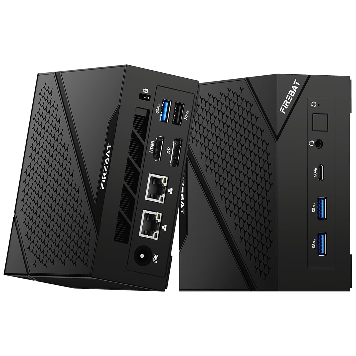 FIREBAT Mini Gaming PC Desktop, AMD Ryzen 5 6600H (6C/12T up to 4.5GHz), 16GB LPDDR5 512GB SSD Sold by Firebat Shop UK / FBA
