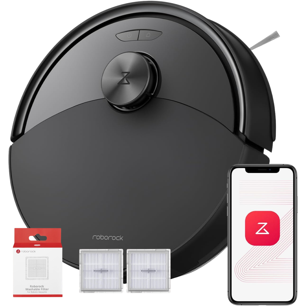 roborock Q10 S5 Robot Vacuum Cleaner with Mop, 10,000Pa Suction + Free Washable Filter 2 Pack @ Roborock Official UK /FBA