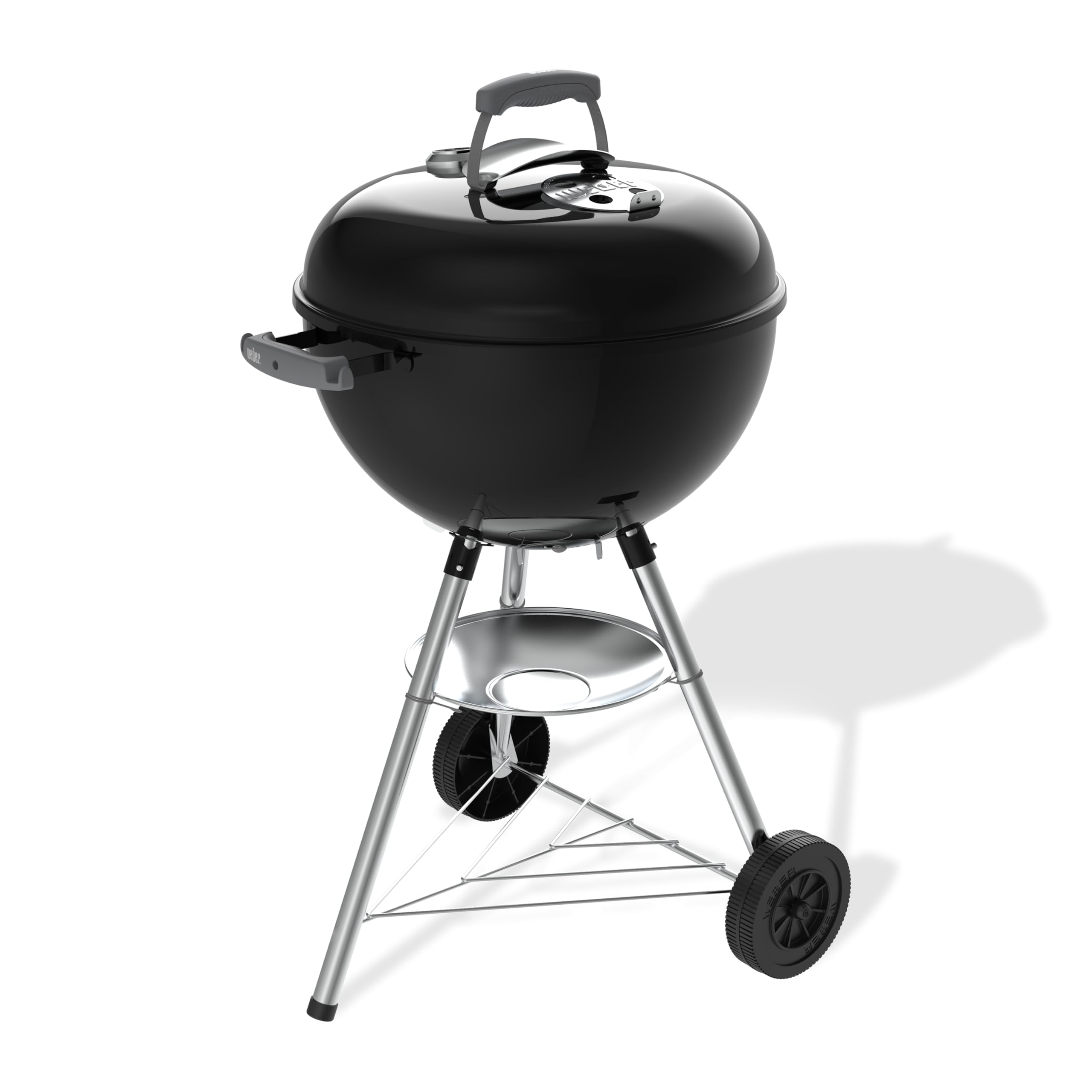 2026 Weber Bar-B-Kettle Charcoal Barbecue 47 cm with Thermometer, Stand & Wheels With Voucher (Delivery 2nd Sept Onwards)