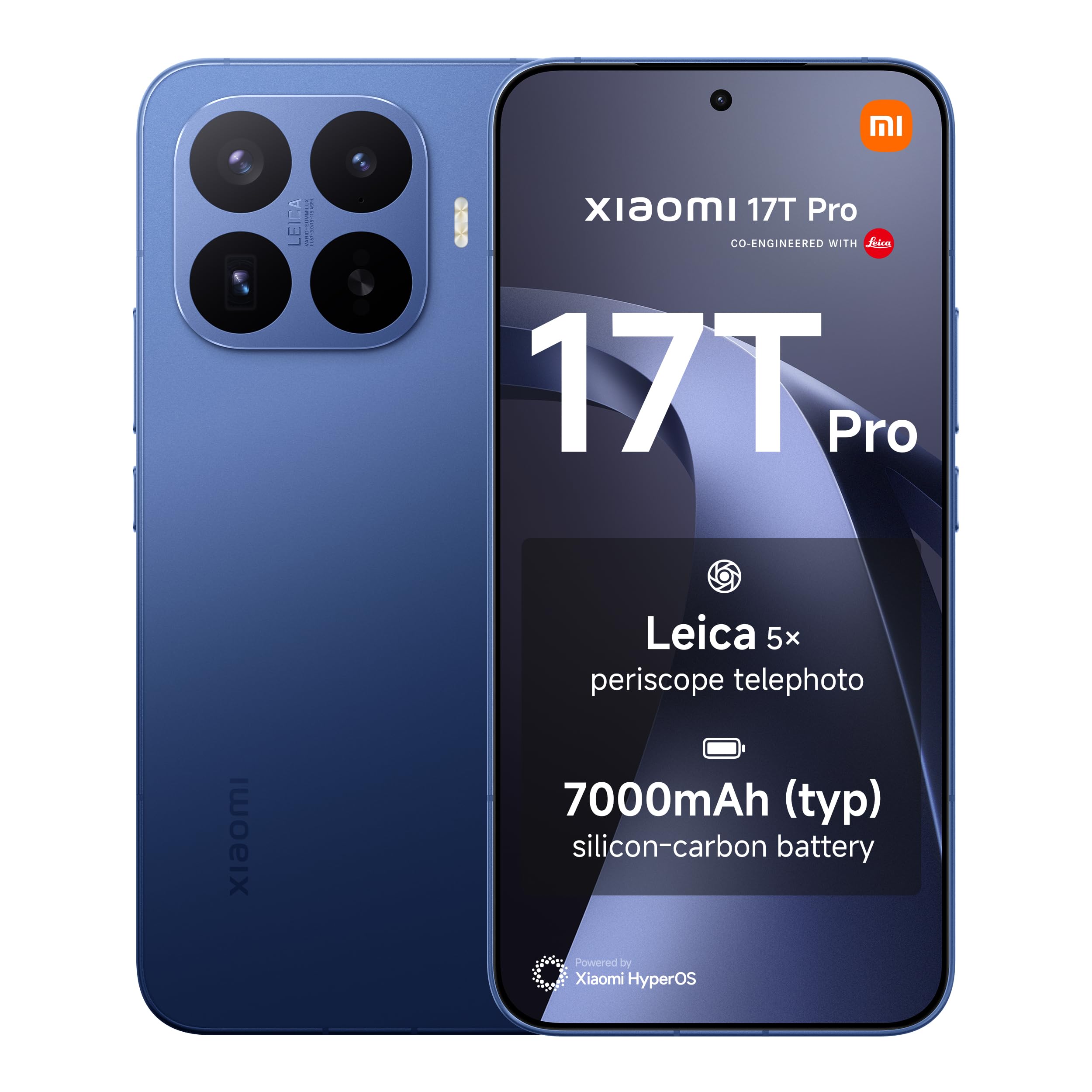 XIAOMI 17T Pro Smartphone 12+512GB 6.83" 144Hz Display - Deep Blue / Deep Violet / Black