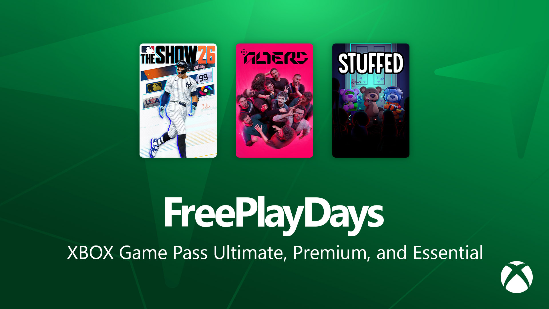 Xbox Free Play Days – MLB The Show 26, The Alters, and Stuffed