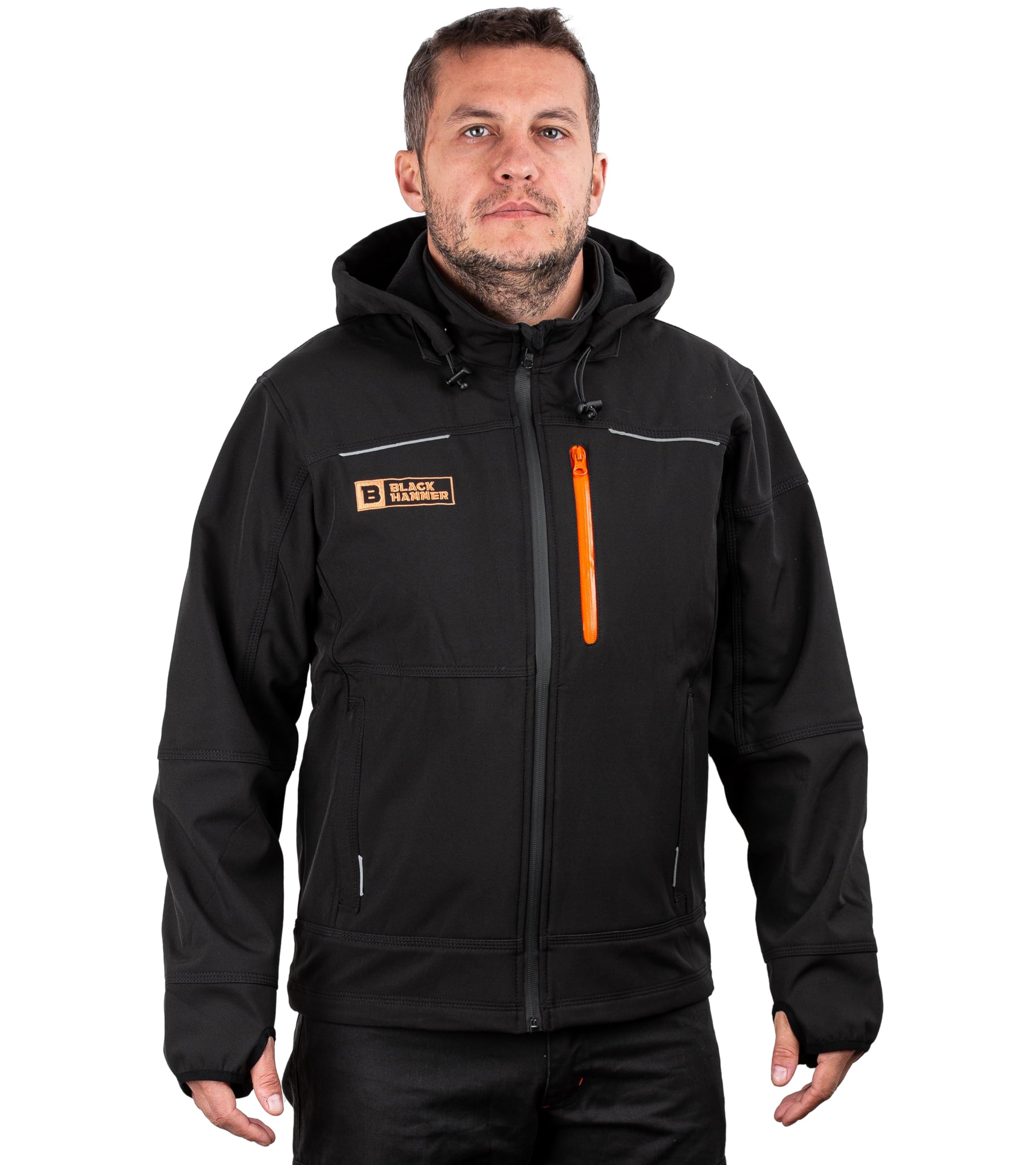 Black Hammer Soft Shell Work Jacket - M