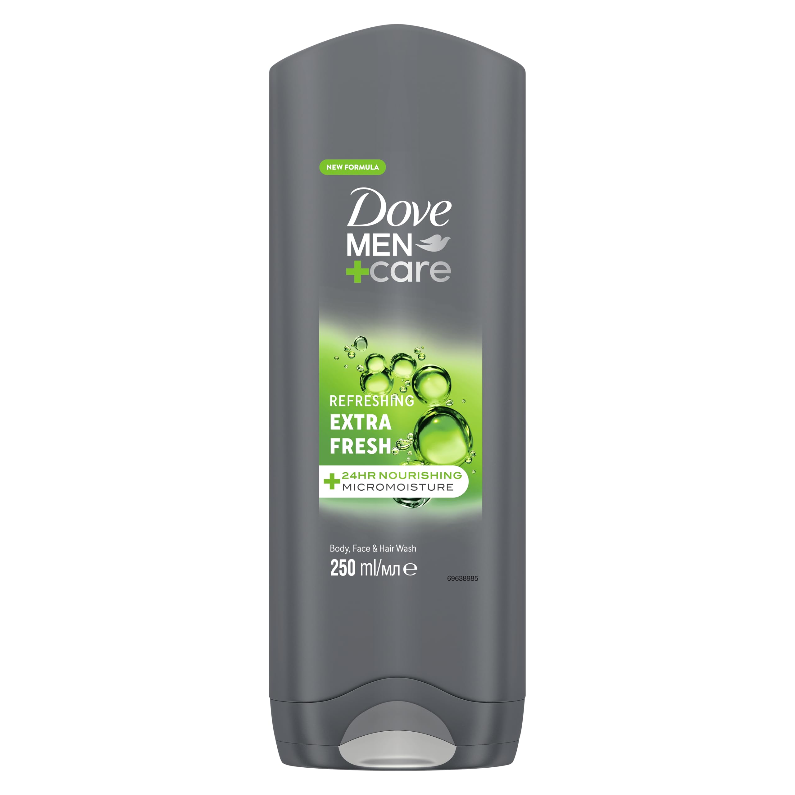 Dove Men+Care Refreshing Extra Fresh Men's 3-in-1 Hair, Face and Body Wash 250ml (£1.22 S&S)