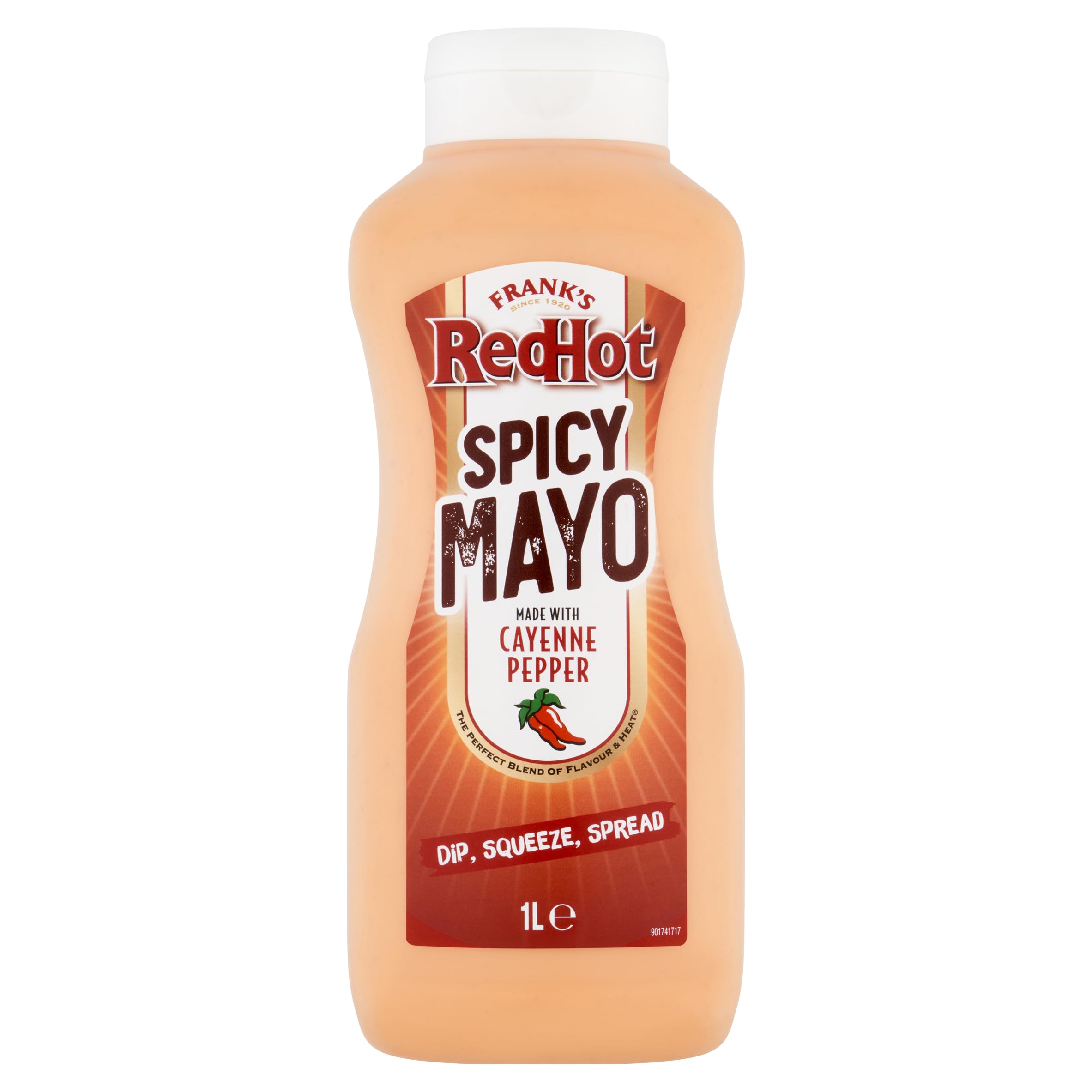Frank’s RedHot Spicy Mayonnaise, Made with Cayenne Pepper, 1L S&S 5/15% £2.84/£2.54