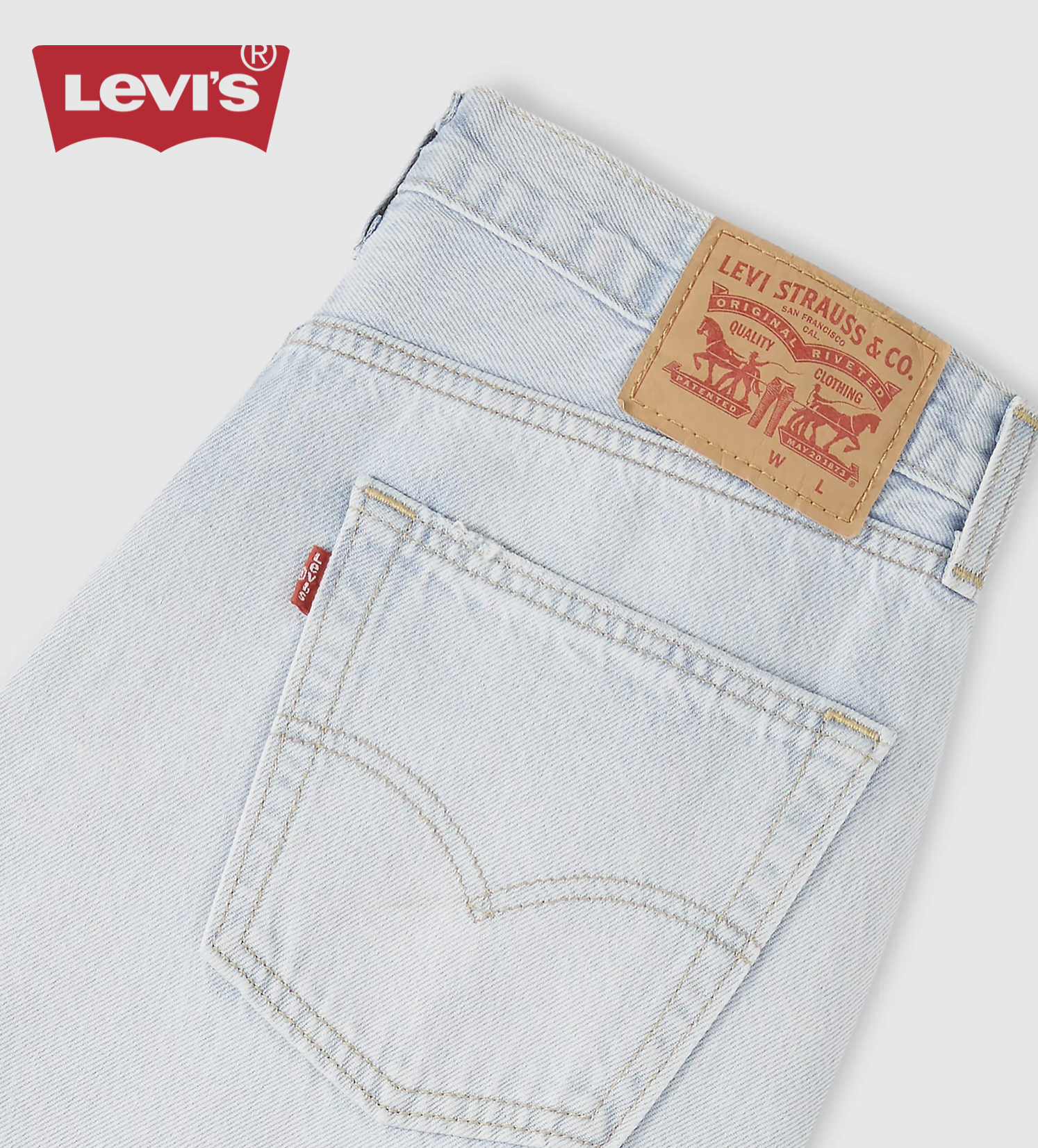 Levi's 565 Loose Straight Men's 100% Cotton Denim Jeans - £25 New Members - Size 28 - 36" - 2 Colours