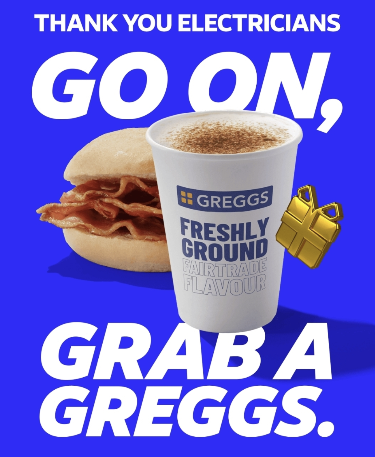 Free Greggs Breakfast Roll Deal – Selected Electricfix Rewards Customers Only