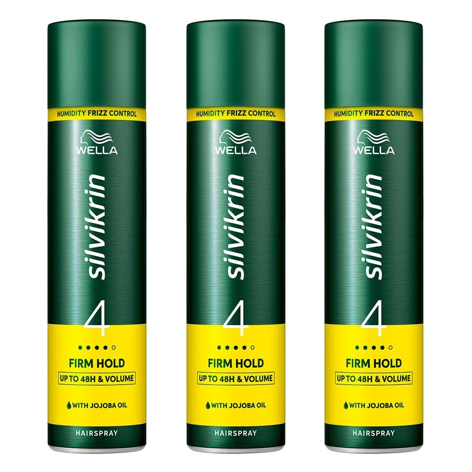 3 x Wella Silvikrin Classic Hairspray Firm Hold, 75ml (S&S £2.77)