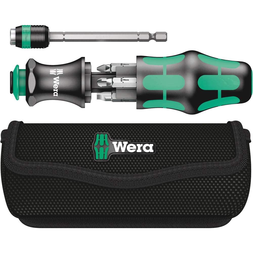 Wera 05051024001 Kraftform Compact Imperial Screwdriver Bit Set KK 25, Silver