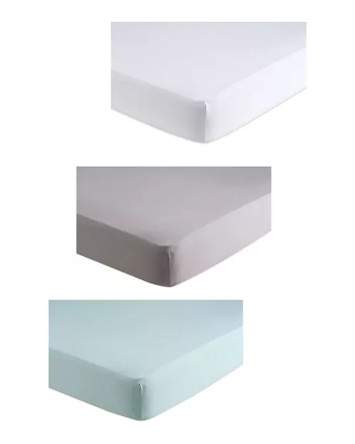 Kirkton House Double Fitted Sheet / King £3.99 - Grey, White, Green or Dark Grey colours