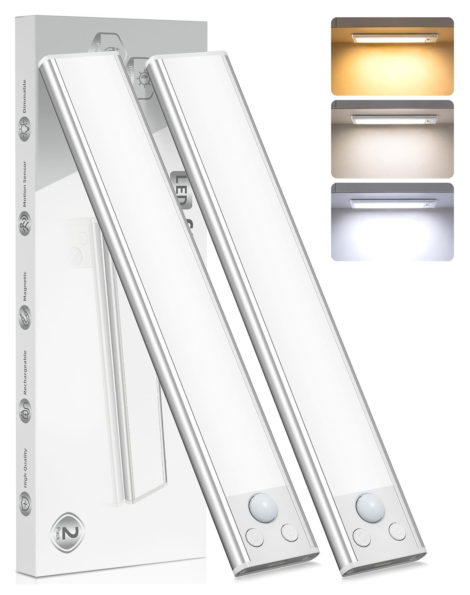 Under Cabinet Kitchen Lights Cupboard - LED Motion Sensor Light [Energy Class G] - W/Voucher - Sold by JKMYSHOP / FBA