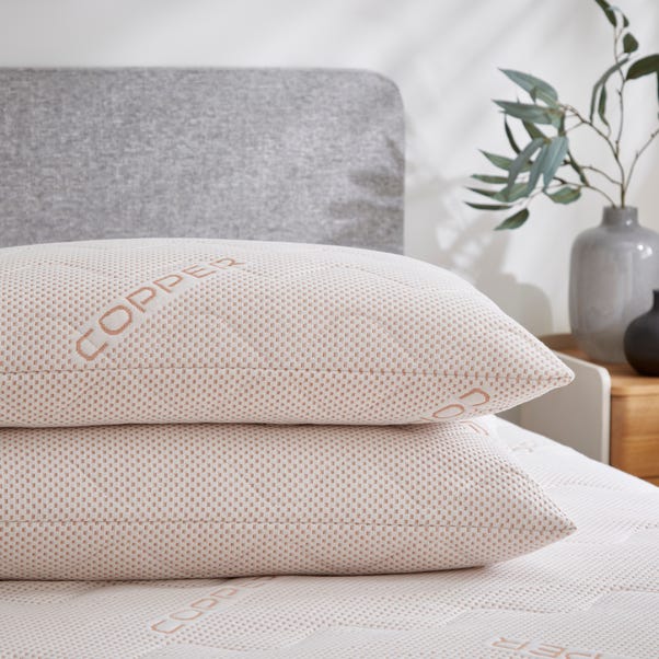 Fogarty Set of 2 Copper Infused Pillow Protector Pair - Free C&C Only