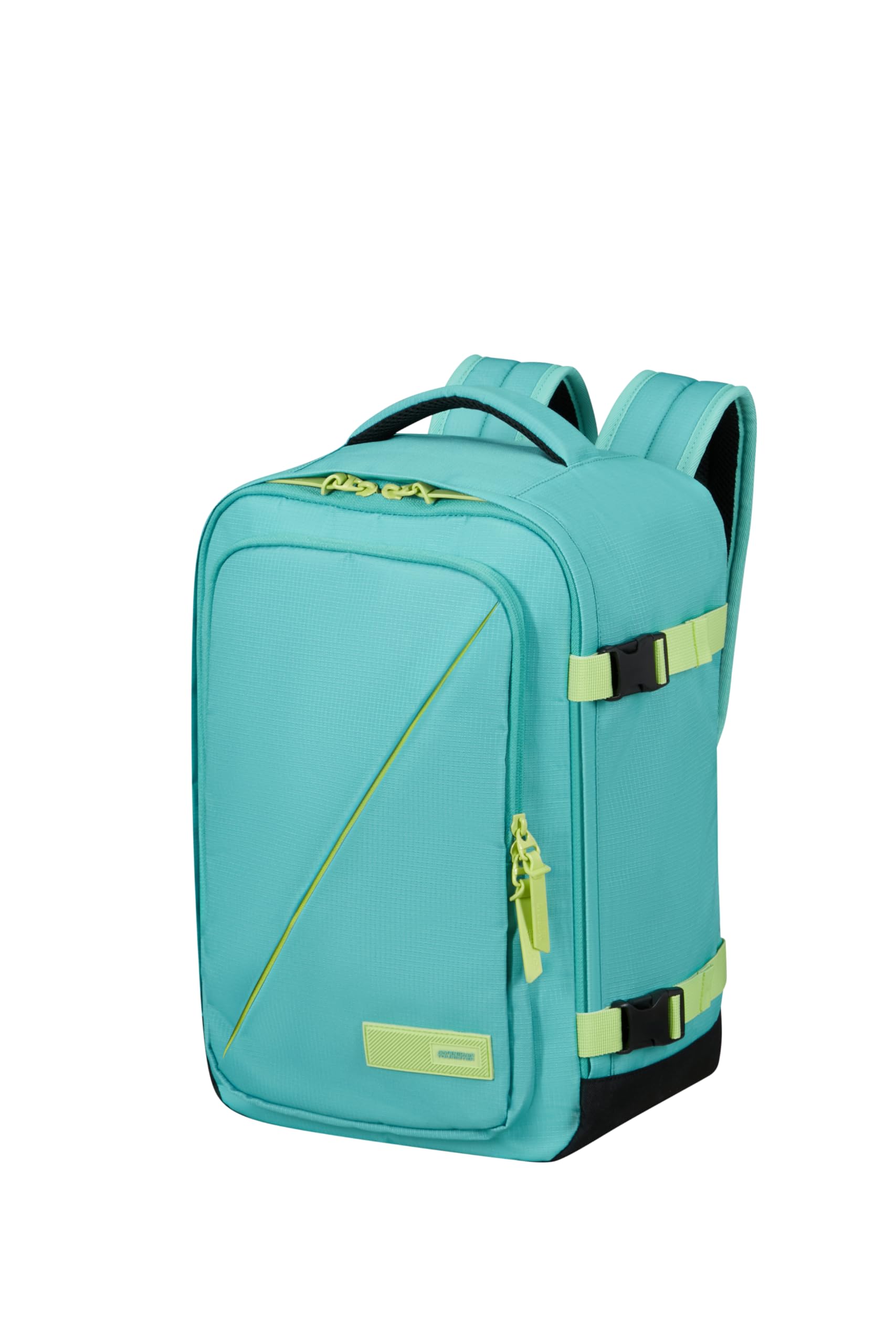 American Tourister Take2Cabin - Ryanair Cabin Bag 25 x 20 x 40 cm | Dusty Turquoise/Lime