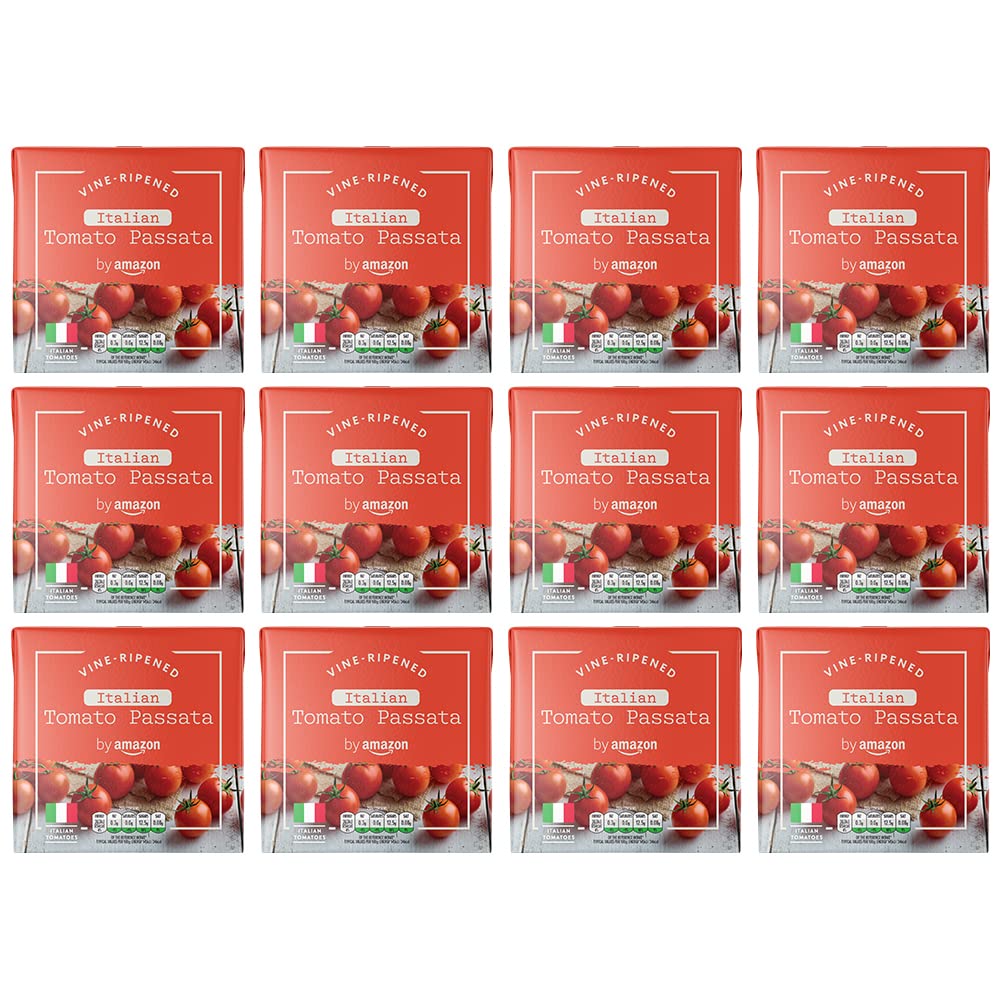 by Amazon Tomato Passata, 500g, Pack of 12 / £4.29 / £3.86 S&S