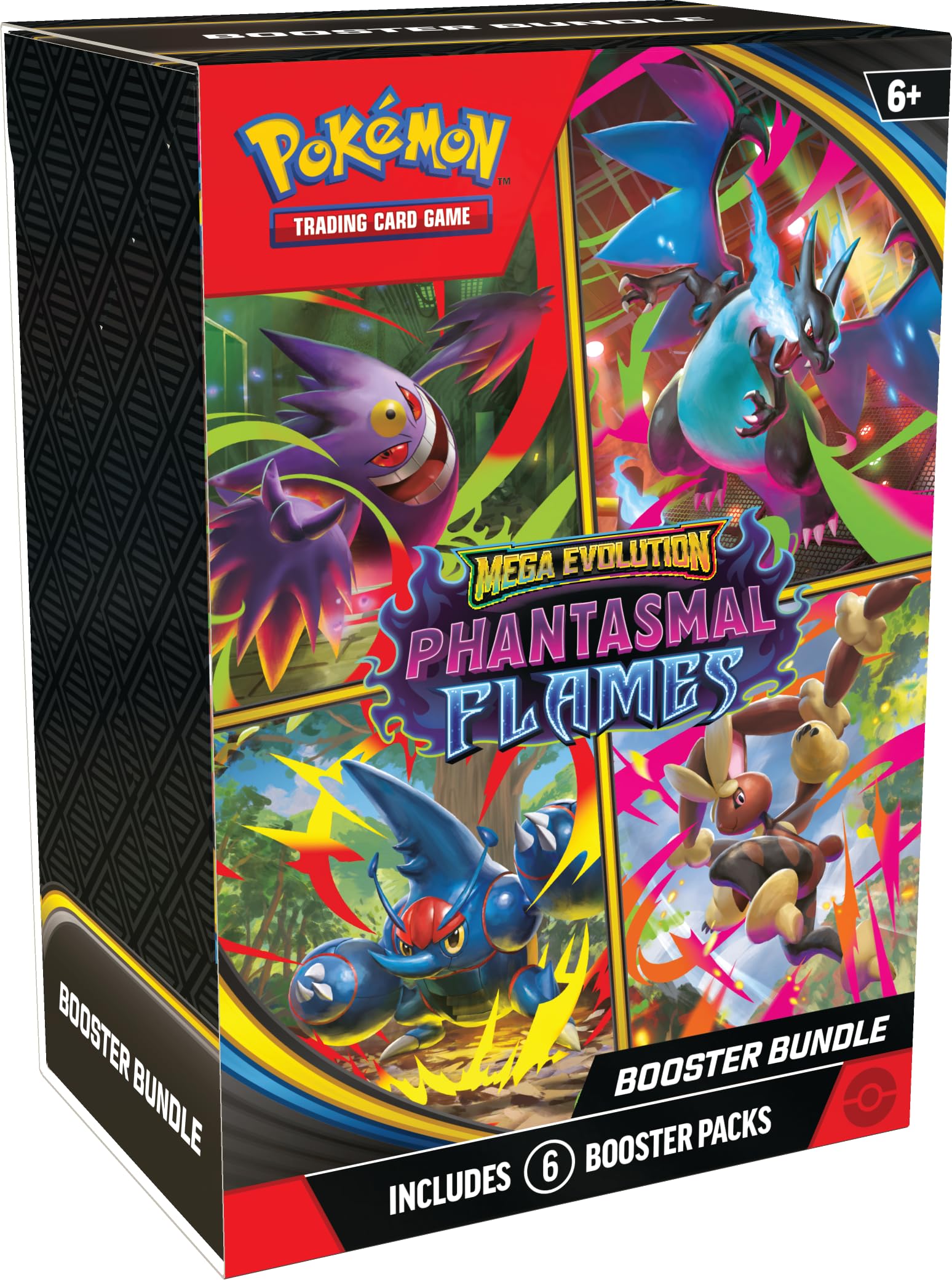 Pokémon TCG: Mega Evolution—Phantasmal Flames Booster Bundle (6 Booster Packs) - Invitation Only