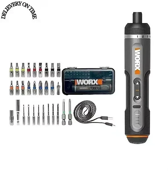 WORX WX242 4V Electrical Screwdriver Set Smart Cordless Electric Minidrill Tool. Sold by storeonthego